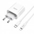 Сетевое зарядное устройство Hoco C80A Rapido PD18W+QC3.0 charger set Type-C to Lightning