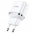 Сетевое зарядное устройство Hoco N4 Aspiring 2USB 2.4A micro-USB Белый
