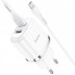 Сетевое зарядное устройство Hoco N4 Aspiring 2USB 2.4A micro-USB Белый