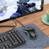 Игровая компьютерная мышь проводная HOCO GM19 Enjoy RGB подсветка Чёрная