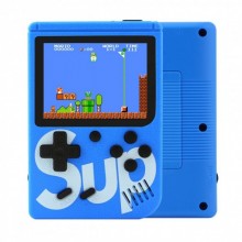 Игровая консоль приставка с дополнительным джойстиком dendy SEGA 400 игр 8 Bit SUP Game Синий