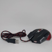 Игровая проводная мышь USB JEDEL GM740 с подсветкой 3200dpi мышка Чёрная с красным Игровая проводная мышь USB JEDEL GM740 с подсветкой 3200dpi мышка Чёрная с красным