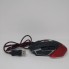 Игровая проводная мышь USB JEDEL GM740 с подсветкой 3200dpi мышка Чёрная с красным