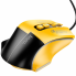 Игровая проволочная мышка HOCO GM31 Overlord luminous gaming 1200-3600DPI USB 1.4M для ПК/ноутбука с подсветкой Черный-Желтый