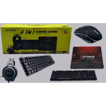 Игровой комплект для геймера XSTRIKE XS-2030 4 в 1 с подсветкой RGB Gaming Мышь Наушники Клавиатура Коврик Игровой комплект для геймера XSTRIKE XS-2030 4 в 1 с подсветкой RGB Gaming Мышь Наушники Клавиатура Коврик