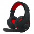 Игровые наушники с микрофоном Jedel GH-253 Чёрные с красным
