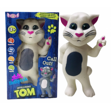 Интерактивная игра 838-27/28 "Кот Том", музыка, истории, запись голоса, сенсорные датчики, озвуч. англ. языке Светлый