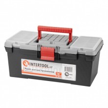 Ящик для инструмента 16" 396 X 216 X 164 мм INTERTOOL BX-0016 Ящик для инструмента 16" 396 X 216 X 164 мм INTERTOOL BX-0016
