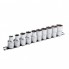Набор головок, 1/2" - 8,10,12,13,14,15,16,17,18,19 мм CrV. 10 ед. Cr-V INTERTOOL ET-6012