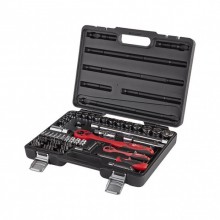Набор инструментов профессиональный, 1/2" & 1/4", 72 ед. CrV INTERTOOL ET-6072