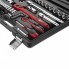 Набор инструментов профессиональный, 1/2" & 1/4", 72 ед. CrV INTERTOOL ET-6072