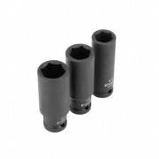 Набор головок ударных удлиненных 1/2", 3 ед. (17, 19, 21 мм), Cr-Mo, STORM INTERTOOL ET-8501