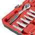 Набор инструментов 1/4" 36ед INTERTOOL ET-9036 в кейсе