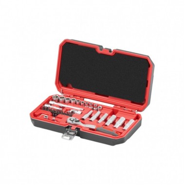 Набор инструментов 1/4" 36ед INTERTOOL ET-9036 в кейсе