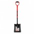 Лопата совковая, ручка из фибергласа, 238х282х1050 мм INTERTOOL FT-2014