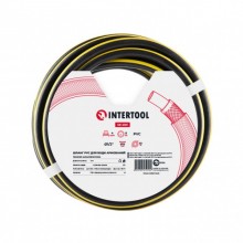 Шланг для воды 4-х слойный 1/2", 10м, армированный, PVC INTERTOOL GE-4101 Шланг для воды 4-х слойный 1/2", 10м, армированный, PVC INTERTOOL GE-4101