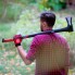 Колун кованый 2200 г, ручка из фибергласса INTERTOOL HT-0275