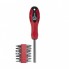 Отвертка магнитная 1/4", 10*50 мм, с комплектом насадок 15 ед. CrV INTERTOOL HT-0415