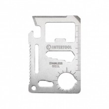 Мультитул карточка 11 в 1 INTERTOOL HT-0589 Мультитул карточка 11 в 1 INTERTOOL HT-0589