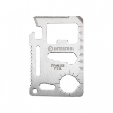 Мультитул карточка 11 в 1 INTERTOOL HT-0589