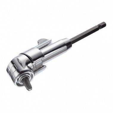 Угловой адаптер для отверточных насадок, 1/4", Cr-V INTERTOOL VT-0106