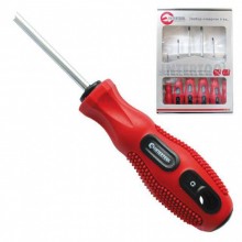 Набор отверток 6 ед. (SL3*75, SL5*100, SL6*125, PH0*75, PH1*100, PH2*125), CrV, Ergo-design INTERTOOL VT-2005 Набор отверток 6 ед. (SL3*75, SL5*100, SL6*125, PH0*75, PH1*100, PH2*125), CrV, Ergo-design INTERTOOL VT-2005