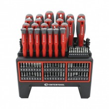 Набор отверток с комплектом насадок 114 ед. INTERTOOL VT-3372