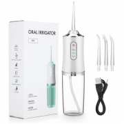 Ирригатор портативный электрический Oral Irrigator S3J2 для зубов Белый