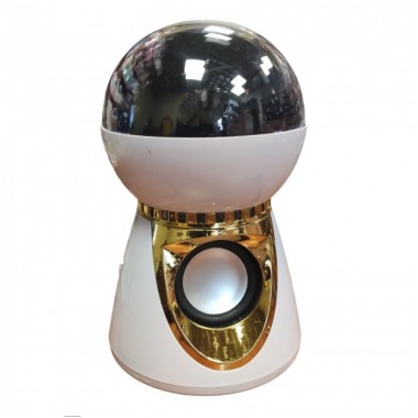 Проектор звездного неба музыкальный в виде Диско шара RGB свечение Led Music Bulb ночник с блютуз колонкой