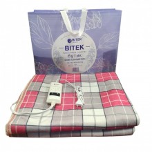 Электроодеяло двуспальное байковое BITEK BT-2109 150*180 см, 2 режима Серый с красным Электроодеяло двуспальное байковое BITEK BT-2109 150*180 см, 2 режима Серый с красным