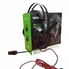 Игровые проводные наушники IMENSO IMS-E1007 RGB USB+3.5 Красные Игровые проводные наушники IMENSO IMS-E1007 RGB USB+3.5 Красные
