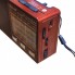 Радиоприёмник с фонариком FM USB MicroSD Golon RX-8866BT с Bluetooth на аккумуляторе Красный