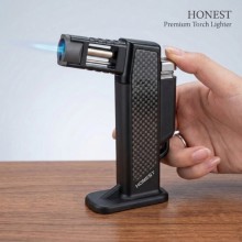 Газовая горелка Honest BCZ 484-1 с пьезоподжигом до 1300°C, для пайки и разжига Черная Газовая горелка Honest BCZ 484-1 с пьезоподжигом до 1300°C, для пайки и разжига Черная