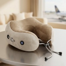 Массажная подушка для шеи U-shaped Massage pillow портативный массажер, вибромассажер на аккумуляторе Массажная подушка для шеи U-shaped Massage pillow портативный массажер, вибромассажер на аккумуляторе