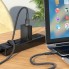 Кабель для зарядки телефонов USB - Micro USB HOCO U110 Extra Durability 2.4A Чёрный