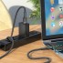 Кабель для зарядки телефонов USB - Type-C HOCO U110 Extra Durability 2.4A Чёрный