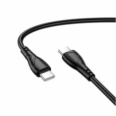 Кабель USB Borofone BX121 Type-C to Type-C 60W Чорний