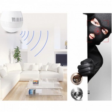 Камера видео наблюдения лампочка SMART+DVR WI-FI H302 \ CAD-B13
