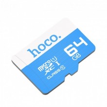Карта памяти Hoco Micro SDHS 64GB Синяя Карта памяти Hoco Micro SDHS 64GB Синяя