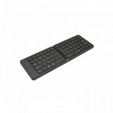Клавиатура беспроводная bluetooth B023, раскладная, 67 клавиш, (Eng/Pyc), 280x92мм Чёрная