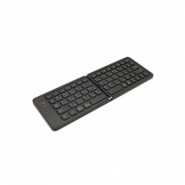 Клавиатура беспроводная bluetooth B023, раскладная, 67 клавиш, (Eng/Pyc), 280x92мм Чёрная