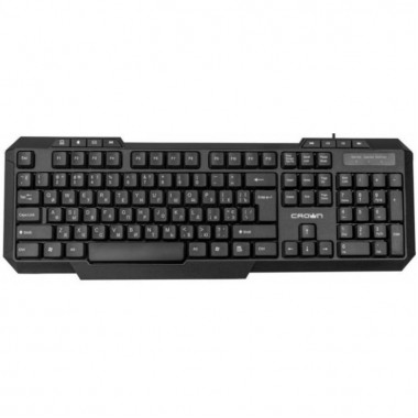 Клавиатура проводная USB компьютерная CROWN CMK-15