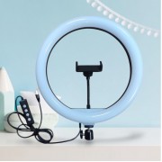 Кольцевая Led лампа 30 см LJJ-30 с держателем для телефона 3 режима + RGB