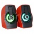 Компьютерные колонки акустика 2.0 USB FnT FT-185 Красные