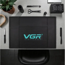 Коврик парикмахерский для рабочих инструментов без магнитов VGR G0045-1K1 Черный Коврик парикмахерский для рабочих инструментов без магнитов VGR G0045-1K1 Черный