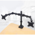 Крепление для двух мониторов настольный кронштейн 15"-30" UKC Z022