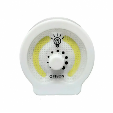 LED светильник на батарейках с регулятором яркости 6W СОВ HY-902 с магнитом