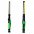 Фонарь аккумуляторный WORKLIGHT-W55-COB поворот 180º с магнитом фонарик Зелёный
