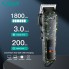 Машинка для стрижки волосся аккумуляторная VGR V-665 Professional, 4 насадок, LED Display
