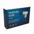 Массажер Аккумуляторный для тела мышечный портативный ручной 4 насадки Fascial Gun GB-820 Серый